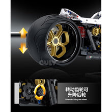 Load image into Gallery viewer, 1810PCS MOC Technic Speed Static Large Lambor Heav Motorcycle Motor Bike Model Toy Building Block Brick Gift Kids DIY Set New 1:5 Compatible Lego