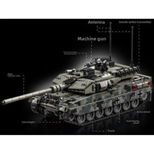 Load image into Gallery viewer, 1009PCS MOC Military Leopard 2A7 Main Battle Tank Figure Model Toy Building Block Brick Gift Kids DIY Set New Compatible Lego