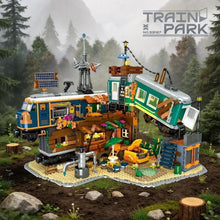 Load image into Gallery viewer, 2349PCS MOC City Street Train Park Camping Garden House Model Toy Building Block Brick Gift Kids DIY Set New
