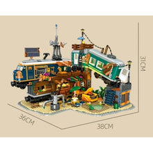 Load image into Gallery viewer, 2349PCS MOC City Street Train Park Camping Garden House Model Toy Building Block Brick Gift Kids DIY Set New