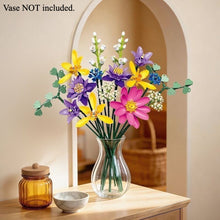 Load image into Gallery viewer, 739PCS MOC Flower Rainbow Decorate Display Model Toy Building Block Brick Gift Kids DIY Set New