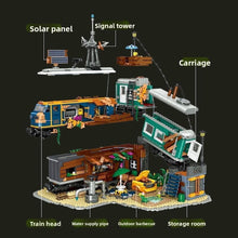 Load image into Gallery viewer, 2349PCS MOC City Street Train Park Camping Garden House Model Toy Building Block Brick Gift Kids DIY Set New