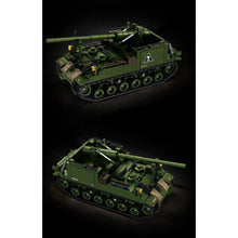 Load image into Gallery viewer, 703PCS MOC Military M40 Long Tom Motor Carriage Tank Figure Model Toy Building Block Brick Gift Kids DIY Set