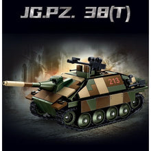 Load image into Gallery viewer, 476PCS MOC Military JP.PZ 38T Tank Destroyer Figure Model Toy Building Block Brick Gift Kids DIY Set New