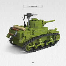 Load image into Gallery viewer, 579PCS MOC Military M3A1 Stuart Stirling Light Tank Model Toy Building Block Brick Gift Kids DIY Set New 1:35