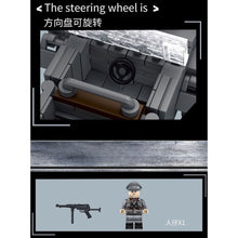 Load image into Gallery viewer, 362PCS MOC Military VW 82 Kubelwagen Convertible Jeep Figure Model Toy Building Block Brick Gift Kids DIY Set New