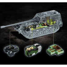 Load image into Gallery viewer, 1836PCS MOC Military Large Jagopanzer E-100 Heavy Tank Figure Model Toy Building Block Brick Gift Kids DIY Set New 1:28