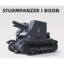 Load image into Gallery viewer, 502PCS MOC Military Sturmpanzer I Bison Self-propelled Tank Model Toy Building Block Brick Gift Kids DIY Set New 1:35