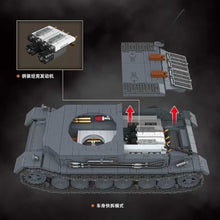 Load image into Gallery viewer, 1531PCS MOC Military VK 45.01 Panzerkampfwagen VI Tiger P Tank Figure Model Toy Building Block Brick Gift Kids DIY Set New