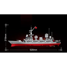 Load image into Gallery viewer, 629PCS MOC Military Electronic Reconnaissance Ship 857 Model Toy Building Block Brick Gift Kids DIY Set New 1:250