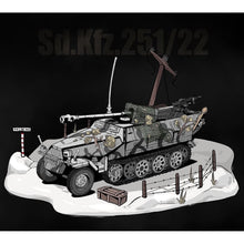 Load image into Gallery viewer, 1123PCS MOC Military SD.KFZ.251/22 PAKWAGEN Half Track Armored Vehicle Figure Model Toy Building Block Brick Gift Kids DIY Set New 1:28
