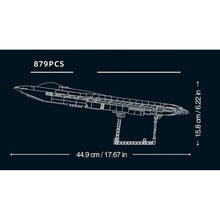 Load image into Gallery viewer, 879PCS MOC Military J-50S Sixth Stealth Air Fighter Jet Figure Model Toy Building Block Brick Gift Kids DIY Set New 1:44