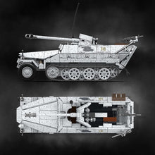 Load image into Gallery viewer, 1123PCS MOC Military SD.KFZ.251/22 PAKWAGEN Half Track Armored Vehicle Figure Model Toy Building Block Brick Gift Kids DIY Set New 1:28