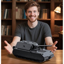 Load image into Gallery viewer, 2416PCS MOC Military Large Grey Panzer VIII Maus Heavy Tank Figure Model Toy Building Block Brick Gift Kids DIY Set New 1:28