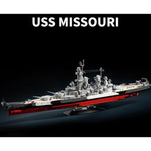 Load image into Gallery viewer, 2568PCS MOC Military Large USS Missouri BB-63 Battleship Ship Model Toy Building Block Brick Gift Kids DIY Set New 1:300