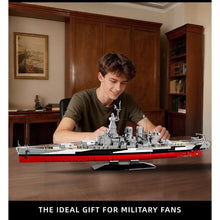 Load image into Gallery viewer, 2662PCS MOC Military Large USS North Carolina Class Battleship Ship BB-55 Model Toy Building Block Brick Gift Kids DIY Set New 1:300