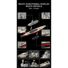 Load image into Gallery viewer, 2568PCS MOC Military Large USS Missouri BB-63 Battleship Ship Model Toy Building Block Brick Gift Kids DIY Set New 1:300