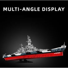 Load image into Gallery viewer, 2956PCS MOC Military Large USS Montana Class Battleship BB-67 Model Toy Building Block Brick Gift Kids DIY Set New 1:300