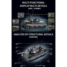Load image into Gallery viewer, 916PCS MOC Military Leopard 1 MBT Main Tank Figure Model Toy Building Block Brick Gift Kids DIY Set New