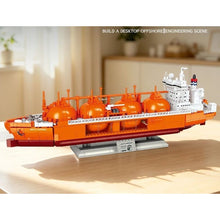 Load image into Gallery viewer, 1342PCS MOC Moss Type LNG Vessel Model Toy Building Block Brick Gift Kids DIY Set New