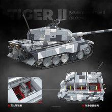 Load image into Gallery viewer, 1521PCS MOC Military Snow Tiger II Sd.Kfz.182 Heavy Tank Model Toy Building Block Brick Gift Kids DIY Set 1:28