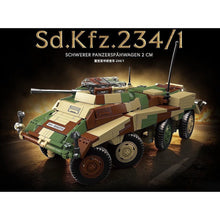 Load image into Gallery viewer, 875PCS MOC Military Sd.Kfz.234/1 Schwerer Panzerkampfwagen Puma IFV Figure Model Toy Building Block Brick Gift Kids DIY Set New 1:28