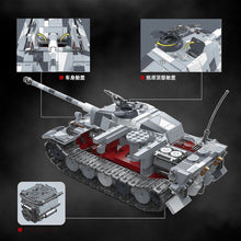 Load image into Gallery viewer, 1521PCS MOC Military Snow Tiger II Sd.Kfz.182 Heavy Tank Model Toy Building Block Brick Gift Kids DIY Set 1:28
