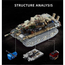 Load image into Gallery viewer, 1678PCS MOC Military Panther II Tank Figure Model Toy Building Block Brick Gift Kids DIY Set New 1:28