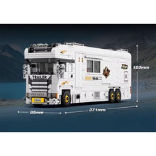 Load image into Gallery viewer, 1180PCS MOC Technic Speed White Luxury Home Motorhome RV Sports Model Toy Building Block Brick Gift Kids DIY Set New