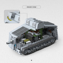 Load image into Gallery viewer, 920PCS MOC Military A7V Heavy Tank Model Toy Building Block Brick Gift Kids DIY Set New 1:35