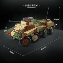 Load image into Gallery viewer, 875PCS MOC Military Sd.Kfz.234/1 Schwerer Panzerkampfwagen Puma IFV Figure Model Toy Building Block Brick Gift Kids DIY Set New 1:28