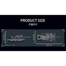 Load image into Gallery viewer, 916PCS MOC Military Leopard 1 MBT Main Tank Figure Model Toy Building Block Brick Gift Kids DIY Set New