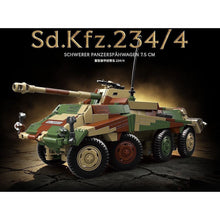 Load image into Gallery viewer, 835PCS MOC Military Sd.Kfz.234/4 Schwerer Panzerkampfwagen Puma IFV Figure Model Toy Building Block Brick Gift Kids DIY Set New 1:28