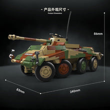 Load image into Gallery viewer, 835PCS MOC Military Sd.Kfz.234/4 Schwerer Panzerkampfwagen Puma IFV Figure Model Toy Building Block Brick Gift Kids DIY Set New 1:28