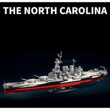 Load image into Gallery viewer, 2662PCS MOC Military Large USS North Carolina Class Battleship Ship BB-55 Model Toy Building Block Brick Gift Kids DIY Set New 1:300