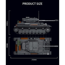 Load image into Gallery viewer, 753PCS MOC Military Panzer IV G Tank Model Toy Building Block Brick Gift Kids DIY Set New
