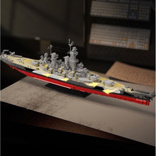 Load image into Gallery viewer, 2568PCS MOC Military Large USS Missouri BB-63 Battleship Ship Model Toy Building Block Brick Gift Kids DIY Set New 1:300