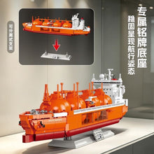 Load image into Gallery viewer, 1342PCS MOC Moss Type LNG Vessel Model Toy Building Block Brick Gift Kids DIY Set New