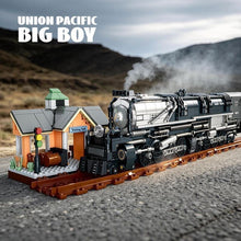 Load image into Gallery viewer, 1277PCS MOC Union Pacific Big Boy Steam Locomotive Train Station Scene Model Toy Building Block Brick Gift Kids DIY Set New
