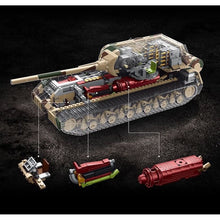 Load image into Gallery viewer, 2688PCS MOC Military Large Panzer VIII MAUS Heavy Tank Model Toy Building Block Brick Gift Kids DIY Set New 1:28