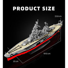 Load image into Gallery viewer, 2326PCS MOC Military Large USS Colorado BB-45 Class Battleship Ship Model Toy Building Block Brick Gift Kids DIY Set New 1:300