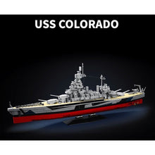 Load image into Gallery viewer, 2326PCS MOC Military Large USS Colorado BB-45 Class Battleship Ship Model Toy Building Block Brick Gift Kids DIY Set New 1:300
