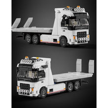 Load image into Gallery viewer, 670PCS MOC Military Technic Speed White FH16 Mega Flatbed Tow Pro Truck Model Toy Building Block Brick Gift Kids DIY Set New