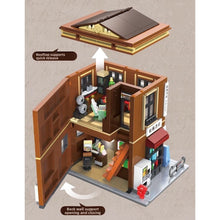 Load image into Gallery viewer, 1292PCS MOC City Street Bookstore Shop Figure Light Model Toy Building Block Brick Gift Kids DIY Set New