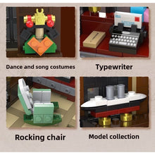 Load image into Gallery viewer, 1292PCS MOC City Street Bookstore Shop Figure Light Model Toy Building Block Brick Gift Kids DIY Set New