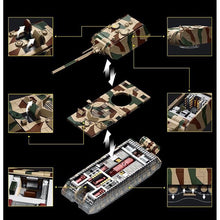 Load image into Gallery viewer, 2688PCS MOC Military Large Panzer VIII MAUS Heavy Tank Model Toy Building Block Brick Gift Kids DIY Set New 1:28