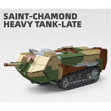 Load image into Gallery viewer, 1017PCS MOC Military Saint Chamond Heavy Tank Model Toy Building Block Brick Gift Kids DIY Set New 1:35