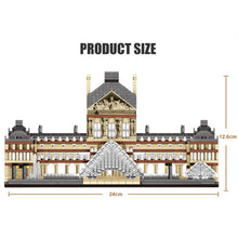 Load image into Gallery viewer, 3377PCS Architecture The Louvre Museum Paris France Model Building Block Brick Toy Display Gift Set Kids New Compatible Lego