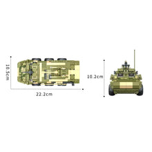 Load image into Gallery viewer, 606PCS Military WW2 WZ-551 Wheeled Armored Vehicle Figure Model Toy Building Block Brick Gift Kids