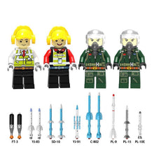 Load image into Gallery viewer, 1250PCS Military WW2 J-16 Multirole Air Plane Fighter Figure Stand Model Toy Building Block Brick Gift Kids Compatible Lego